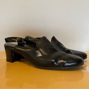 Vintage Patent Leather Sling Back Heels